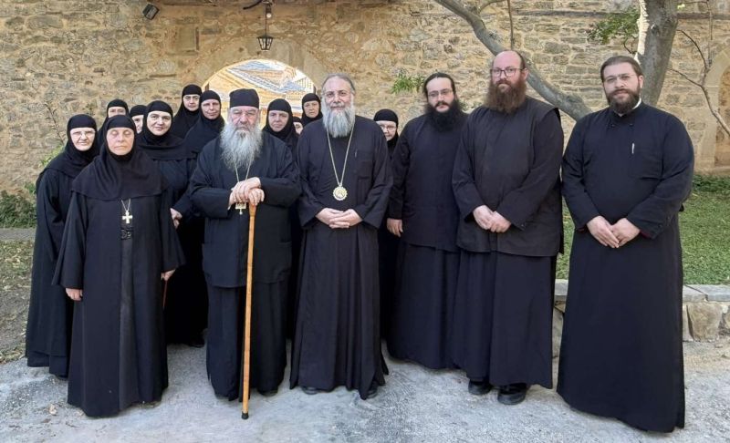Επίσκεψη του Μητροπολίτου Λεμεσού κ. Αθανασίου στην Ιερά Μονή Κοιμήσεως Θεοτόκου Κορμπόβου