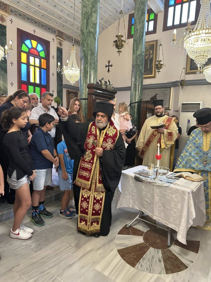 Η μνήμη του Οσίου Δανιήλ του Κατουνακιώτου στην Μητρόπολη Δέρκων