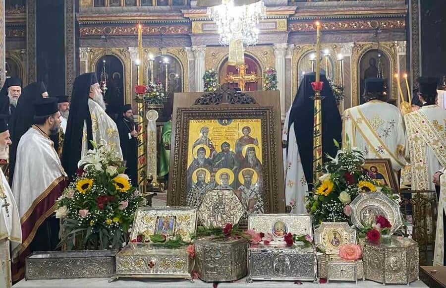 Καρδίτσα: Η Ι. Μητρόπολη Θεσσαλιώτιδος τίμησε τους οκτώ πολιούχους αγίους της