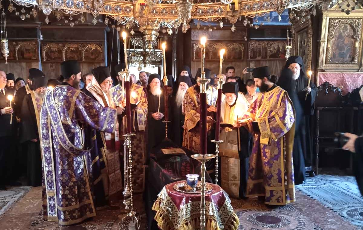 Η Εξόδιος Ακολουθία του μακαριστού Γέροντος Βασιλείου Γοντικάκη