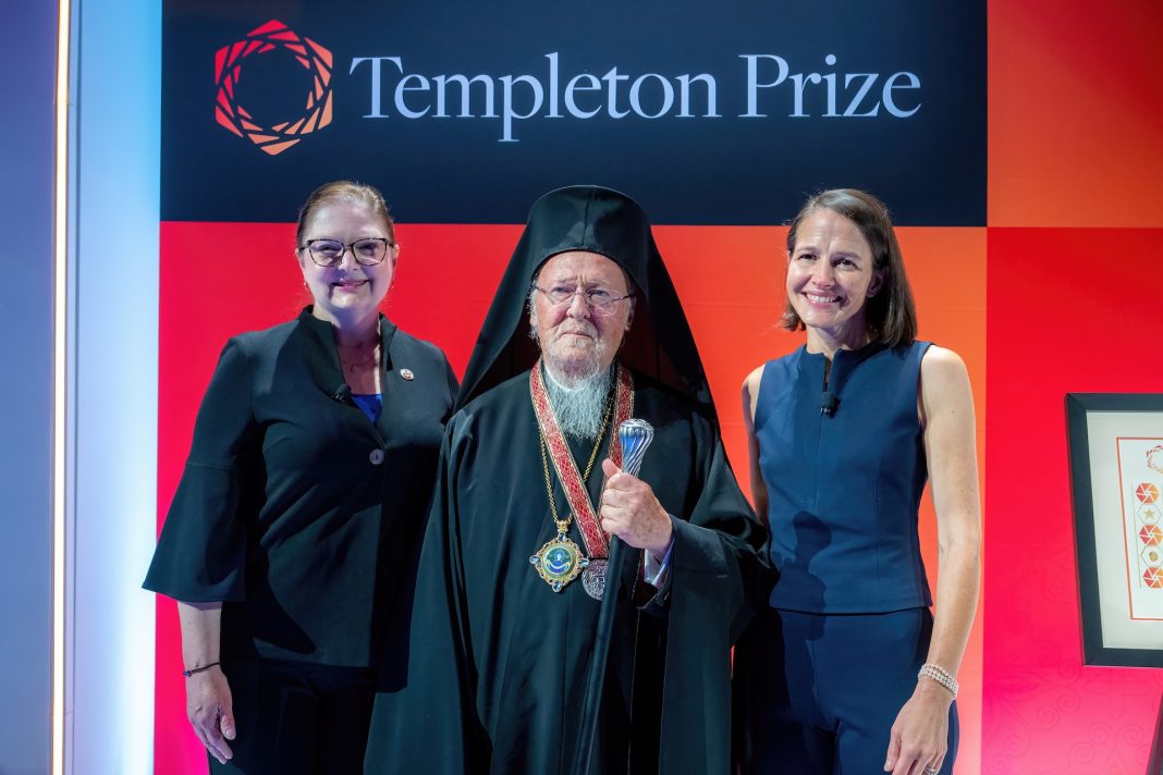 Το Βραβείο Templeton 2025 στον Οικουμενικό Πατριάρχη Βαρθολομαίο