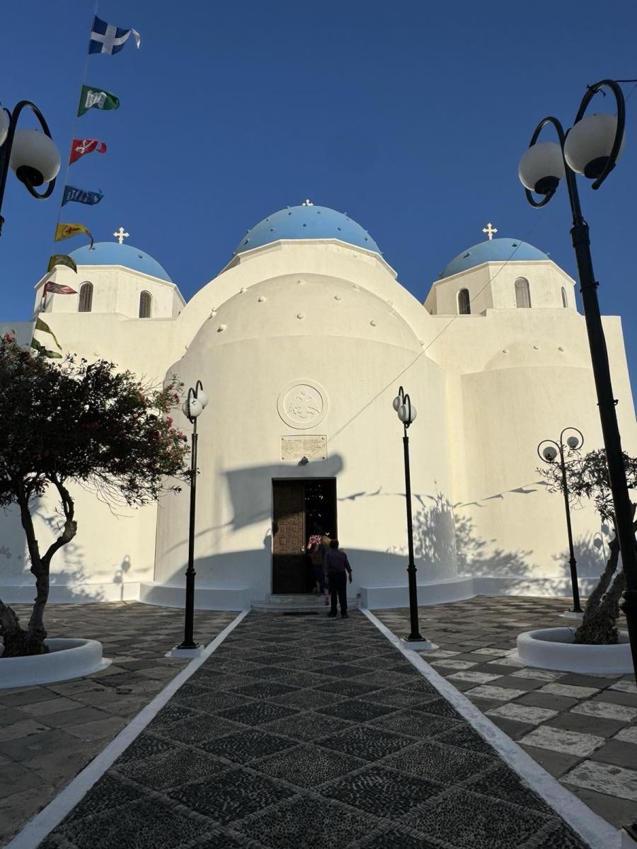 Εορτασμός της Παγκοσμίου Υψώσεως του Τιμίου Σταυρού στη Σαντορίνη