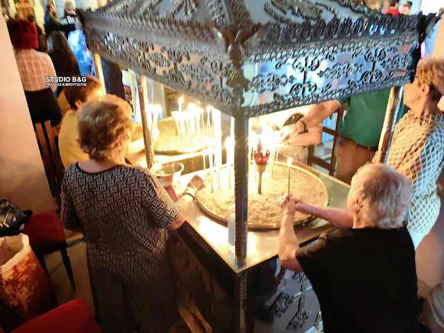 Παναγία “Η Φοβερά Προστασία”: Ομιλία και Ιερό ευχέλαιο στον Ι.Ν. Ευαγγελιστρίας Ναυπλίου