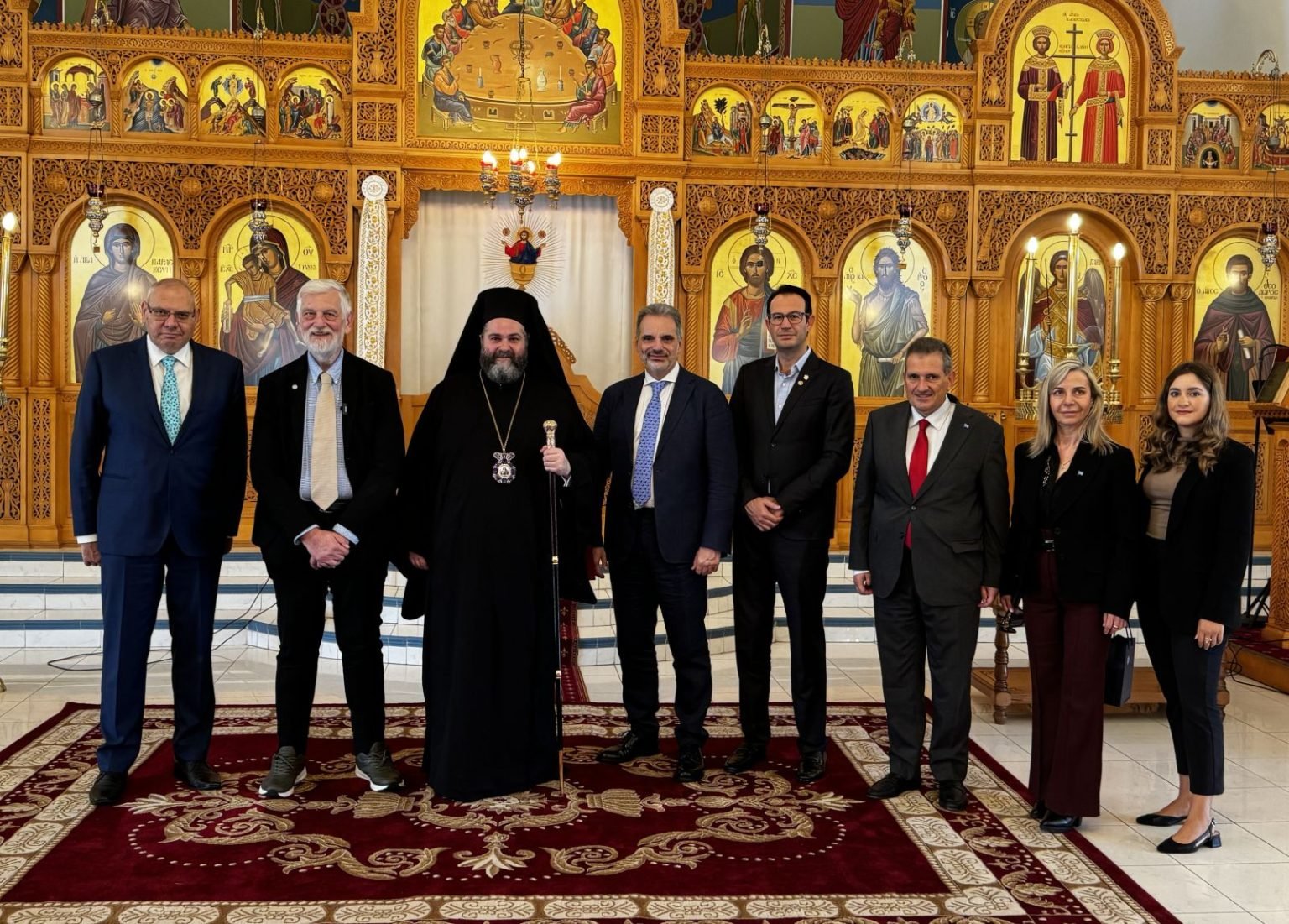 Επίσκεψη του Υφυπουργού Απόδημου Ελληνισμού στην Ι. Επισκοπή Βρισβάνης