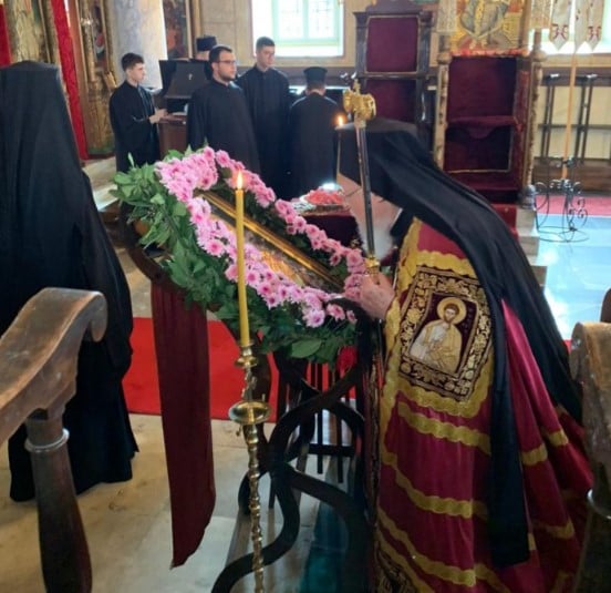 Πατριαρχική χοροστασία στο Μετόχι του Παναγίου Τάφου στο Νιχώρι του Βοσπόρου