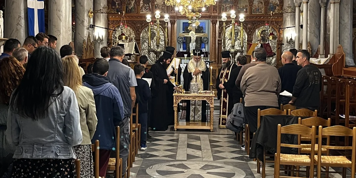 Αγιασμός ενάρξεως μαθημάτων Σχολής Βυζαντινής Μουσικής Μητρόπολης Λήμνου