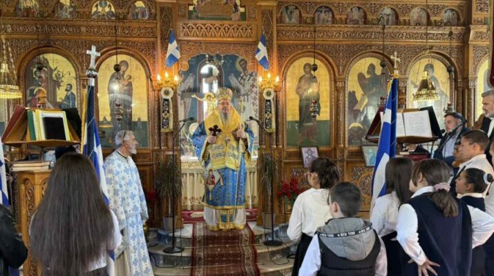 Η εορτή της Αγίας Σκέπης και η Δοξολογία για την 28η Οκτωβρίου στην Κοιλάδα Λαρίσης