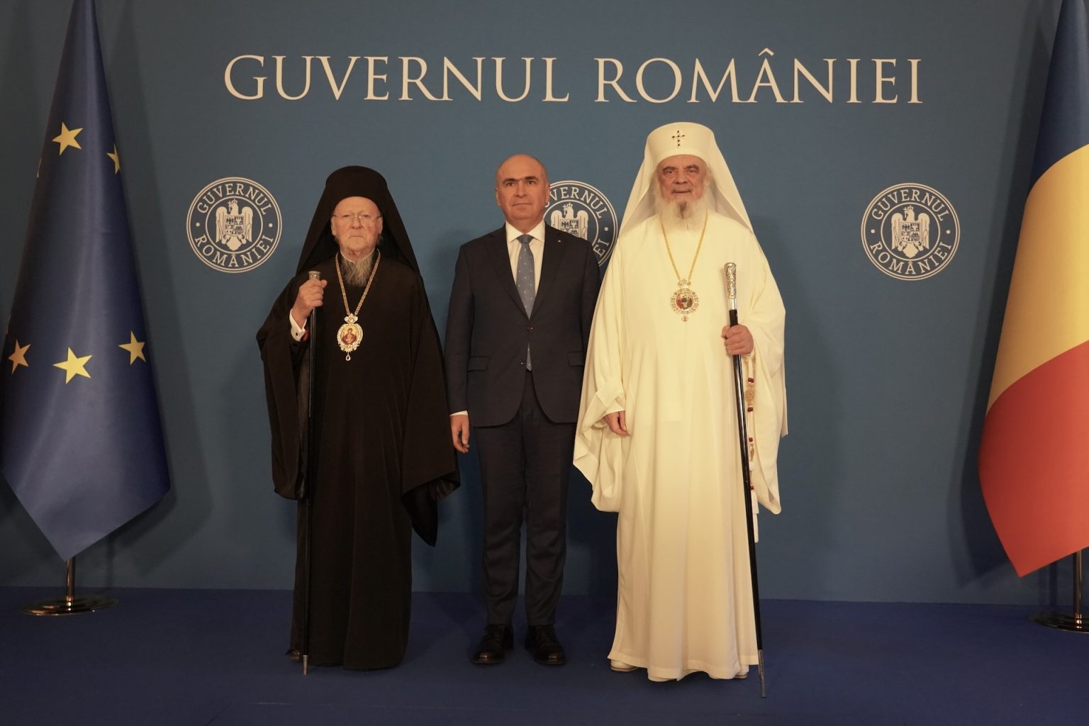 Συνάντηση του Οικουμενικού Πατριάρχου με τον Πρωθυπουργό της Ρουμανίας