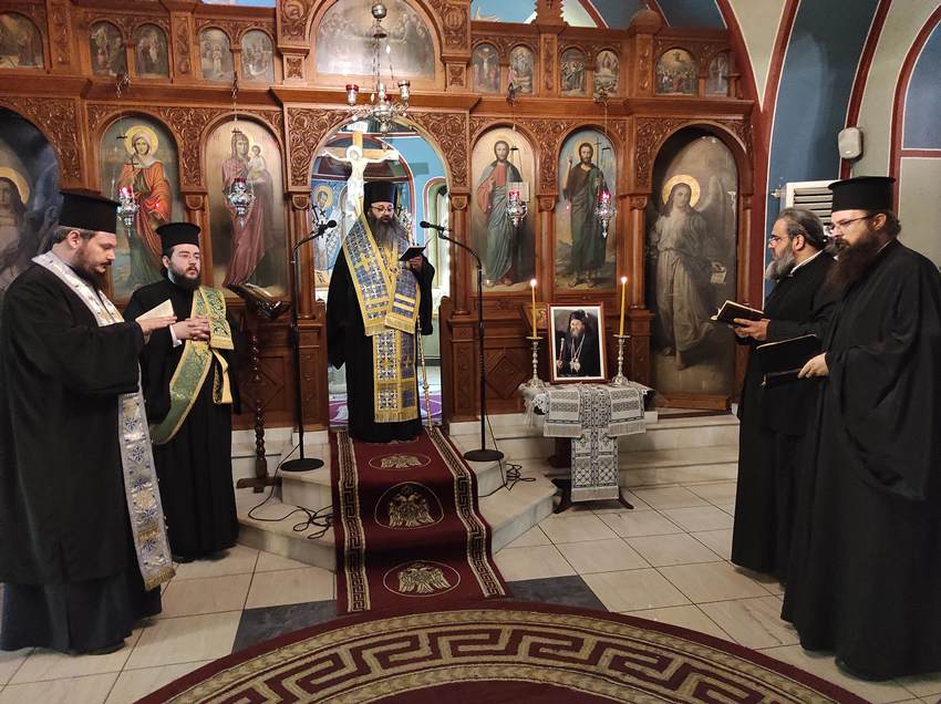 Επιμνημόσυνη δέηση υπερ Αναπάυσεως του μακαριστού Μητροπολίτη Κορίνθου κυρού Διονυσίου