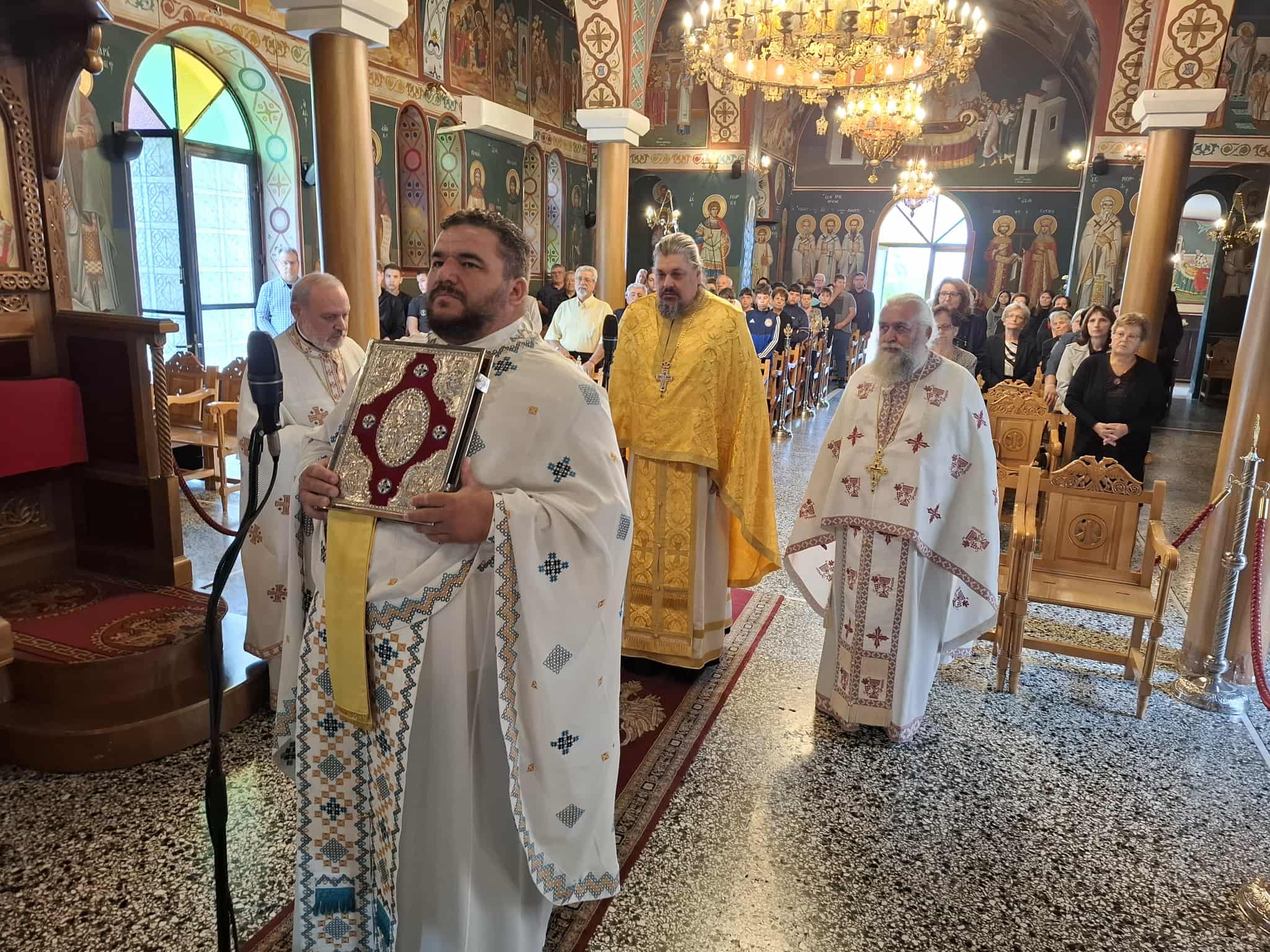 Η Εορτή του Αγίου Ρωμανού του Μελωδού στον Ι.Ν. Κοιμήσεως της Θεοτόκου στο Γυμνό Ερέτριας