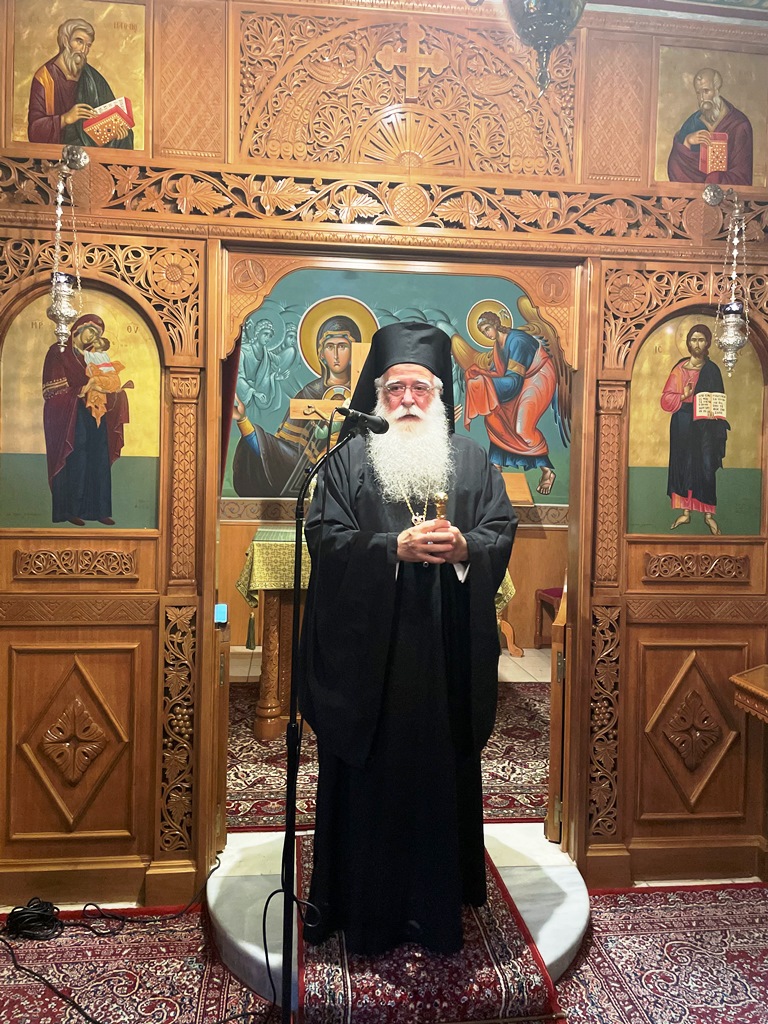 Αγιασμός Ενάρξεως της Σύναξης Μελέτης Αγίας Γραφής στο πνευματικό της Μητρόπολης Δημητριάδος
