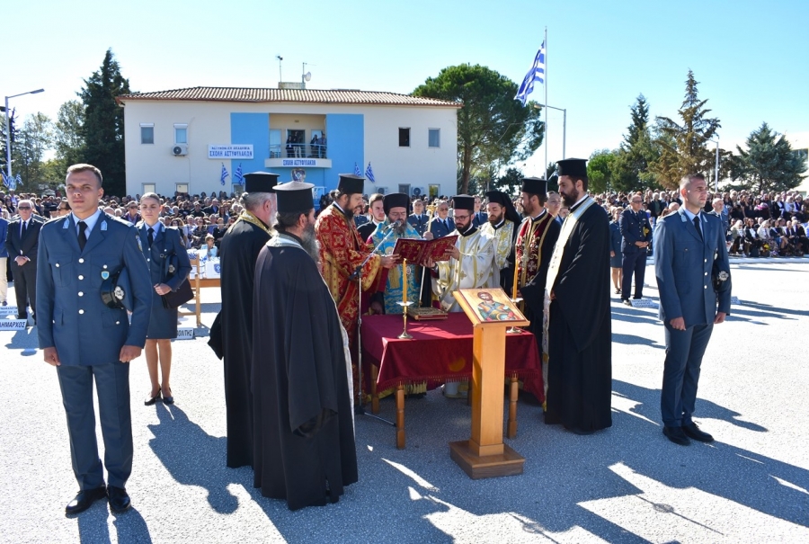 Ονομασία και απονομή πτυχίων στους νέους αστυφύλακες στη Σχολή Αστυφυλάκων Κομοτηνής