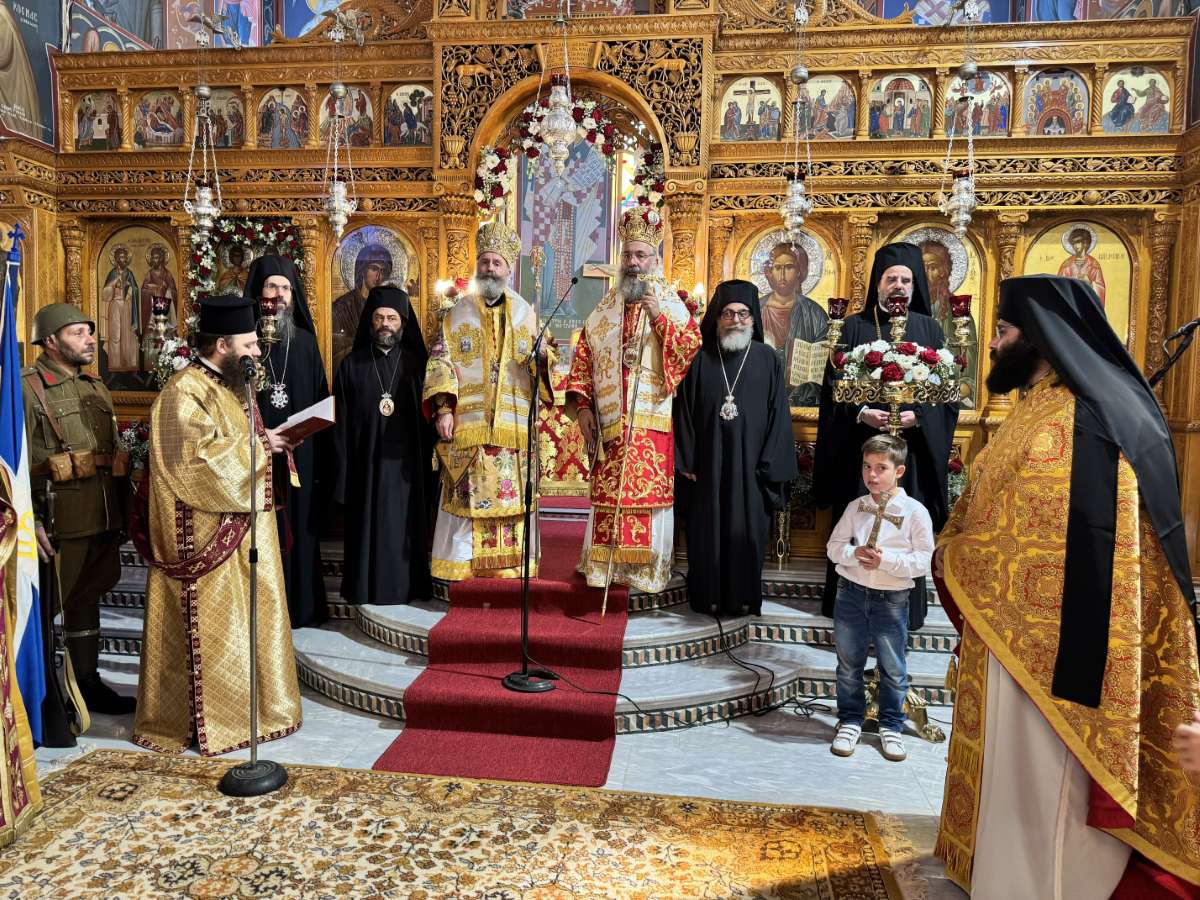 Ρέθυμνο: Ο Αρχιεπίσκοπος Αυστραλίας προέστη της Πανηγύρεως των Αγίων Τεσσάρων Νεομαρτύρων