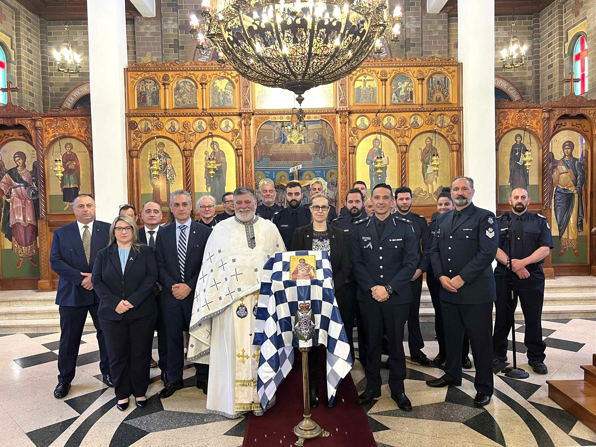 Μελβούρνη: Μνήμη Αγίου Αρτεμίου, Προστάτη των Αστυνομικών, στην Ενορία Αγίου Ιωάννου Carlton