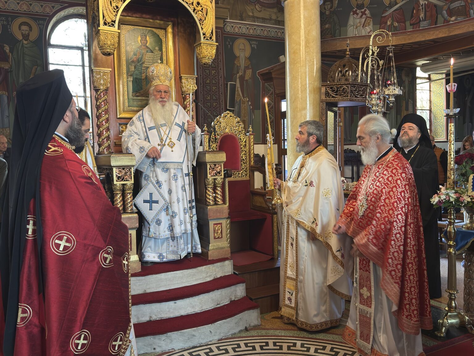 Εορτή ανακομιδής Ιερών Λειψάνων Αγίου Γεωργίου στον ομώνυμο Ιερό Ναό των Θηβών
