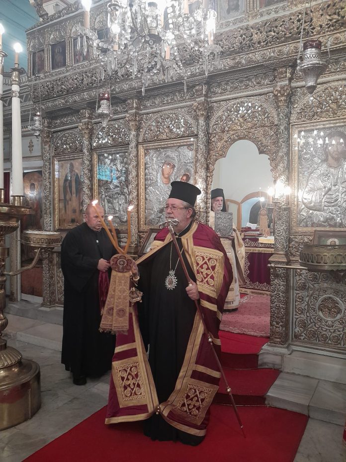 Αρχιερατική Θεία Λειτουργία στον Καθεδρικό Ι. Ναό της Παναγίας της Ελεούσης Πριγκήπου