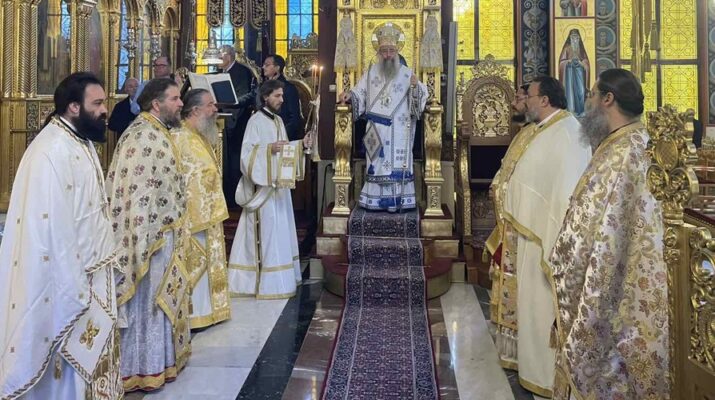 Ο Επίσκοπος Μπουκόμπα κ. Χρυσόστομος στη Λάρισα