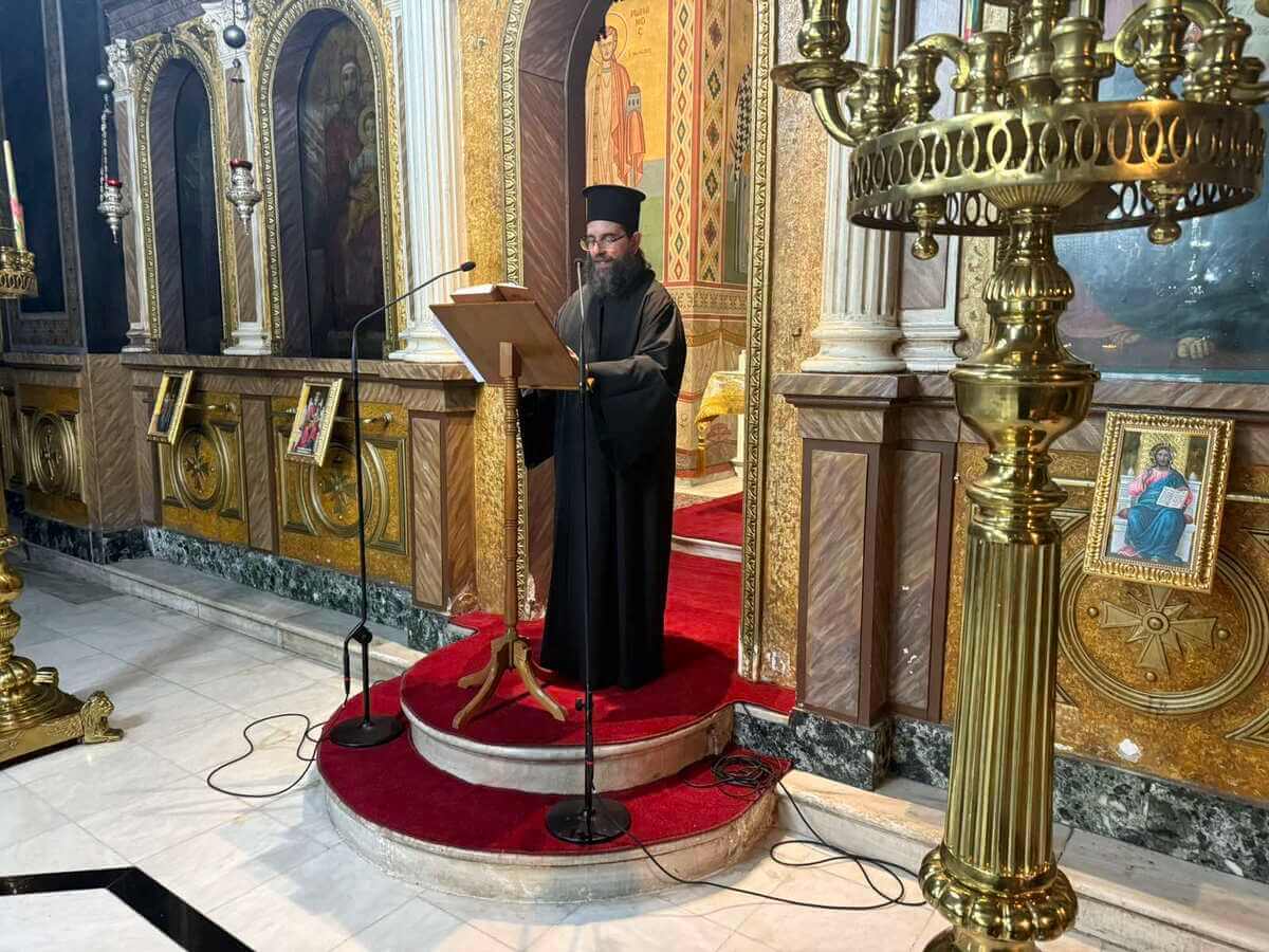 Εσπερινό κήρυγμα στον Ι.Μ.Ν Αγίων Κωνσταντίνου και Ελένης Καρδίτσης