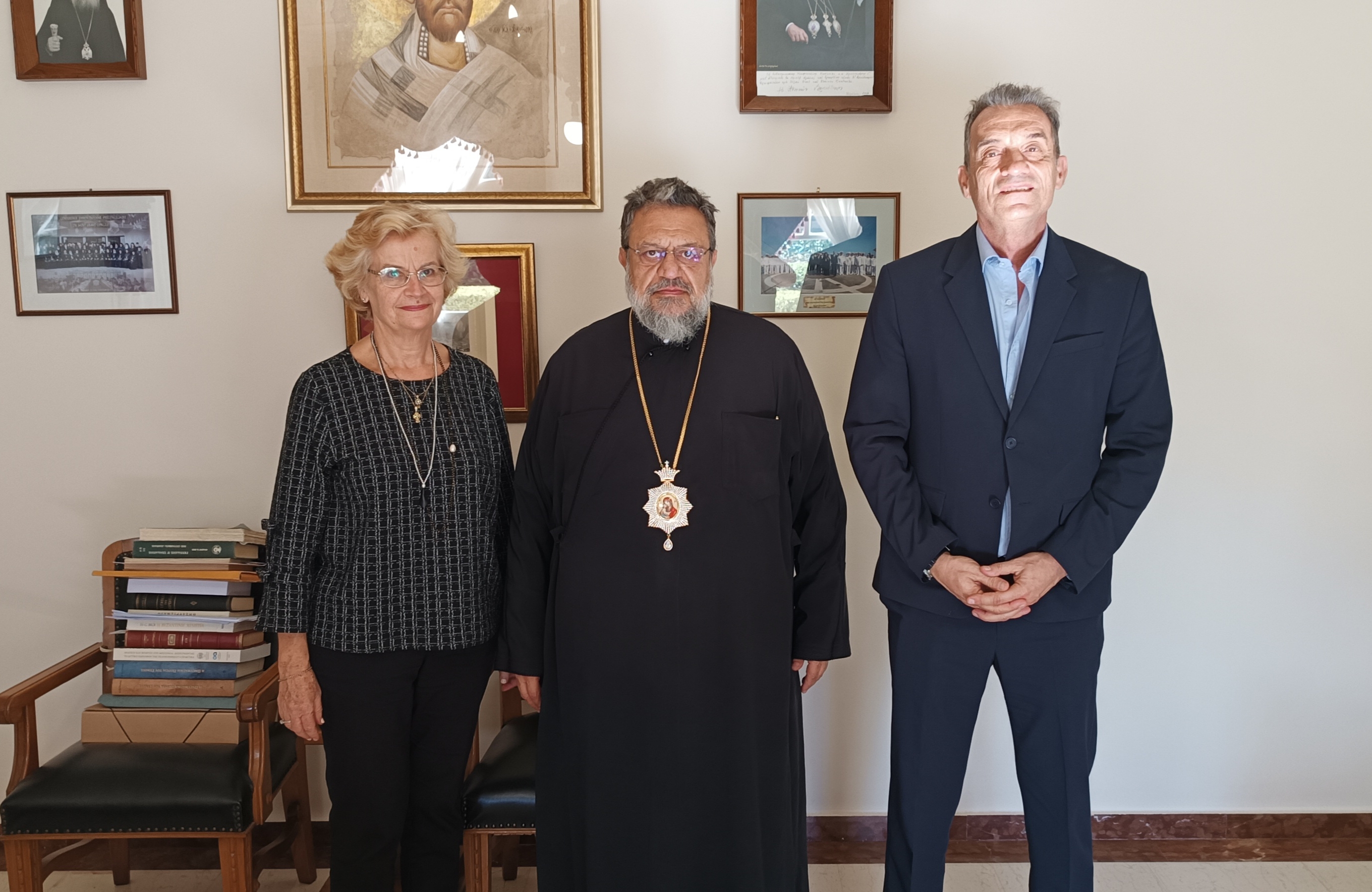 Στον Μητροπολίτη Μεσσηνίας ο νέος Διοικητής του Νοσοκομείου Καλαμάτας