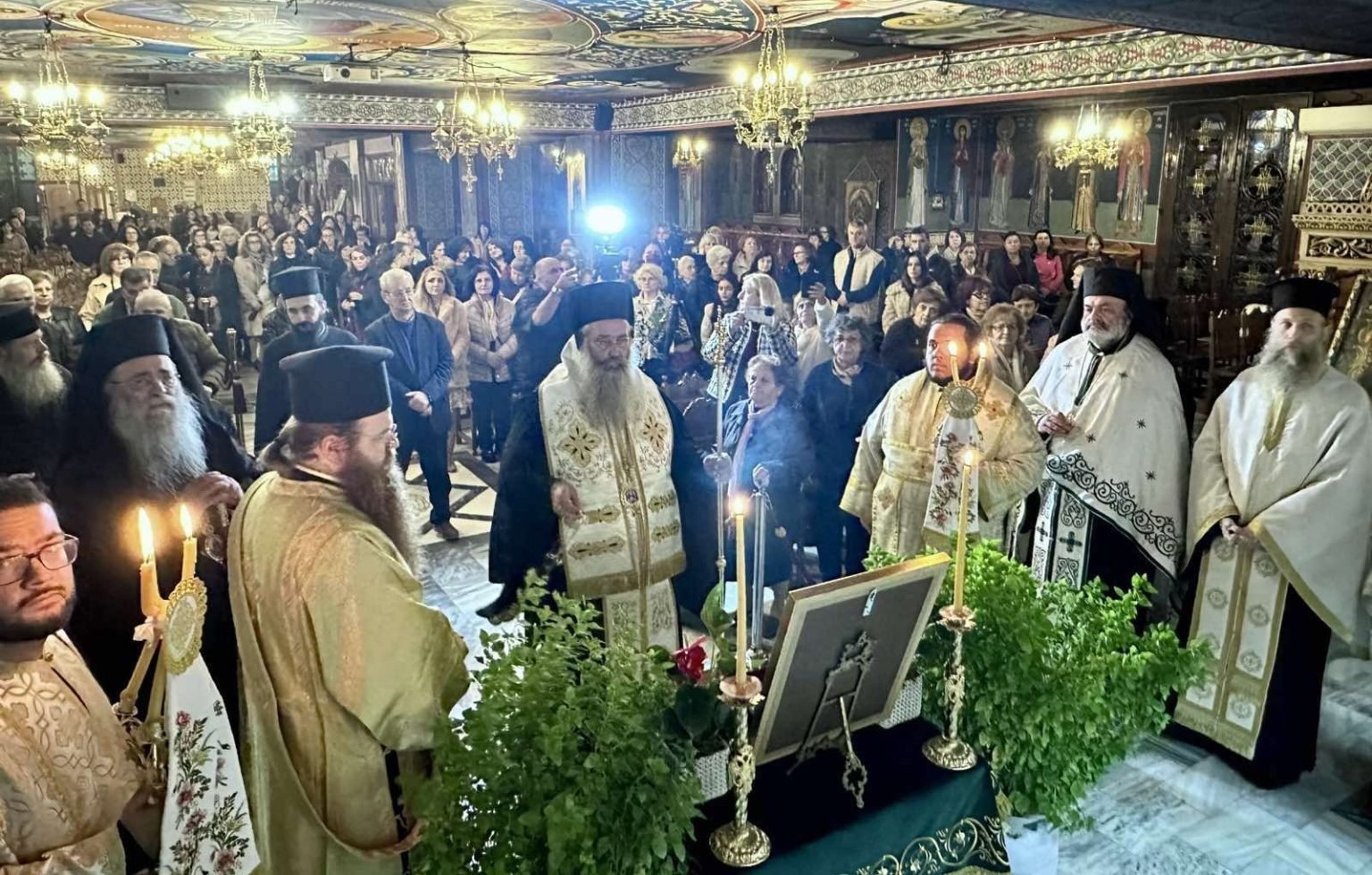 Υποδοχή Λειψάνου του Οσίου Γεωργίου του Καρσλίδη στην Κατερίνη