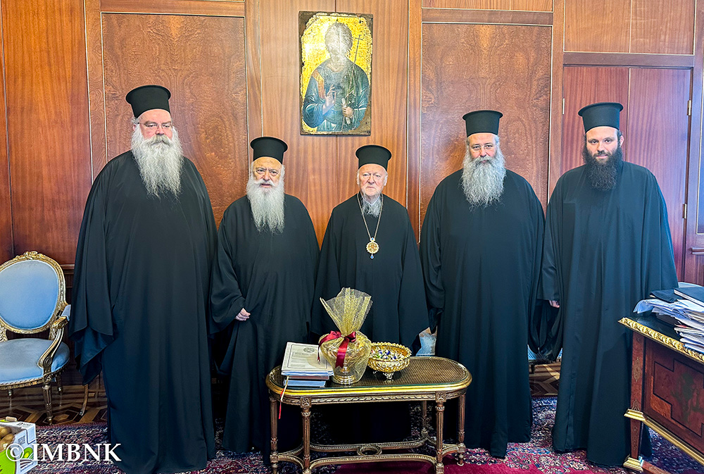 Επίσκεψη του Μητροπολίτη Βεροίας και του Επισκόπου Δομενίκου στο Οικουμενικό Πατριαρχείο