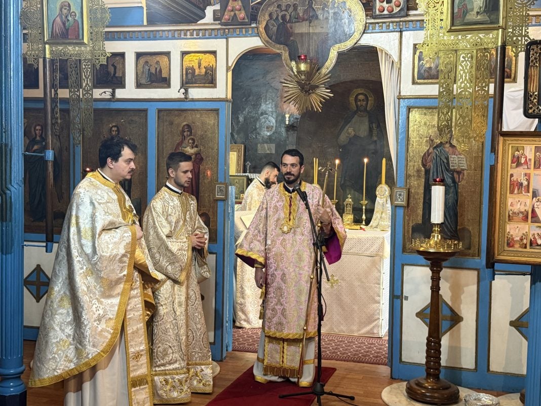 Ο Μητροπολίτης Μεξικού Ιάκωβος στο Βατοπαιδινό Μετόχι της Πόλεως