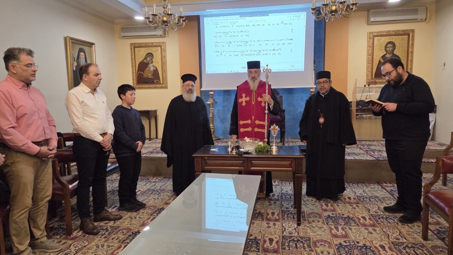 Αγιασμός στην Σχολή Βυζαντινής Μουσικής της Μητροπόλεως Αλεξανδρουπόλεως