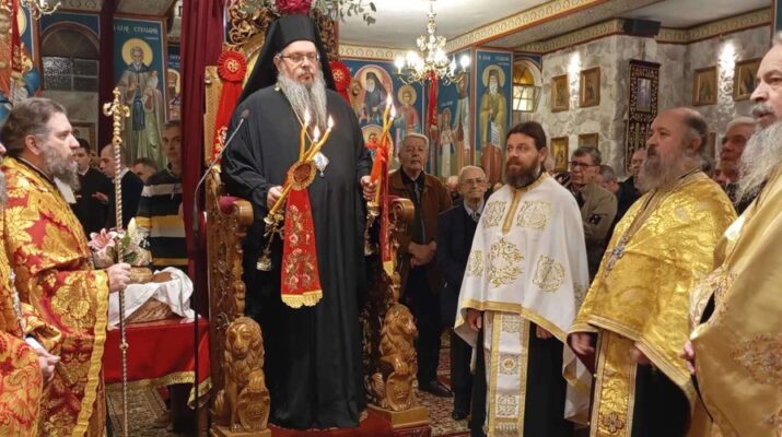 Μητρόπολη Λαρίσης: «Χαρμονικώς τη πανηγύρει, της θεοσόφου Μάρτυρος Αικατερίνης…»