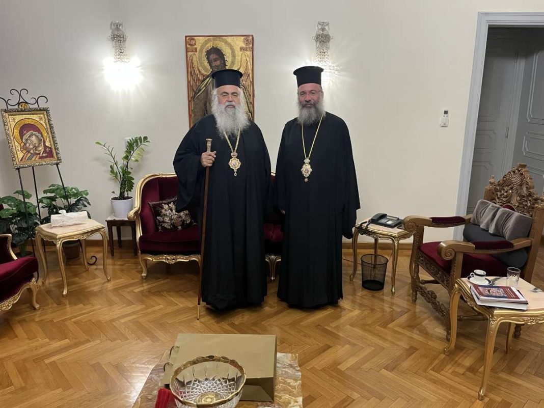 Ο Μητροπολίτης Ρεθύμνης Πρόδρομος στη Μεγαλόνησο Κύπρο