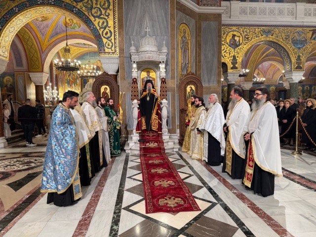 Ἡ Ἀγρυπνία καὶ ὁ μεθέορτος Ἑσπερινὸς στὸν Ἅγιο Ἀνδρέα Πατρῶν