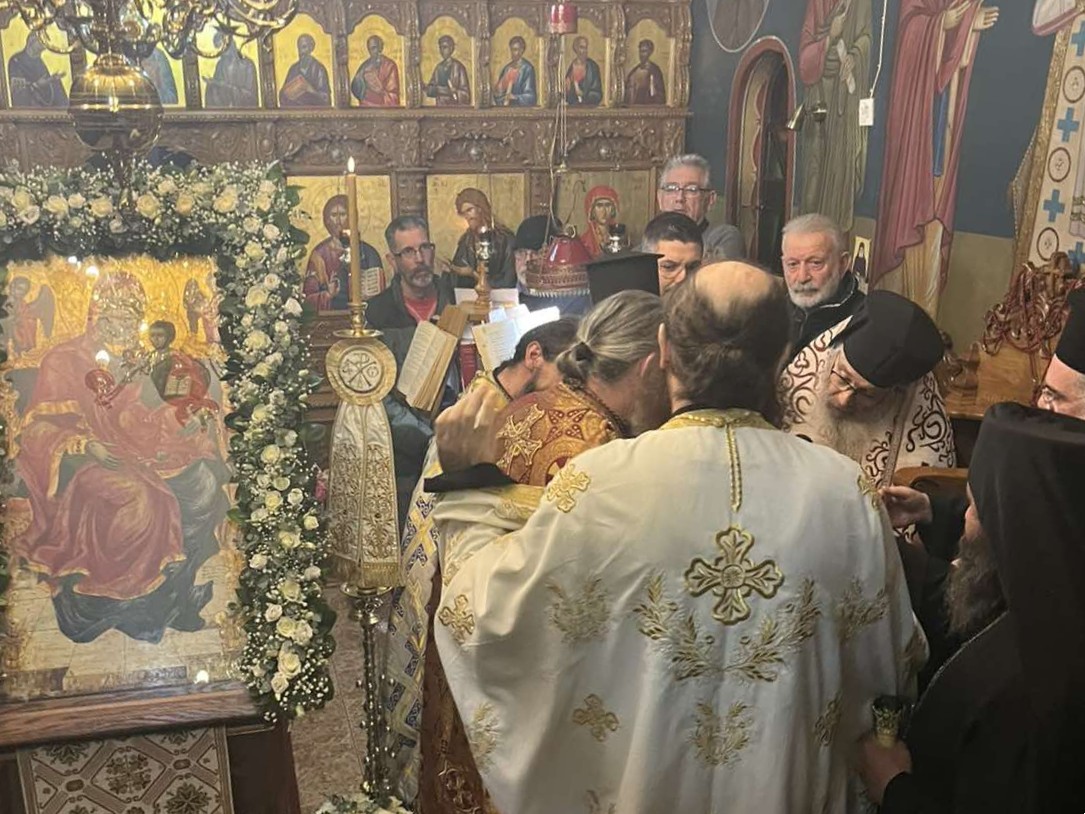 Η “Κυρία των Αγγέλων” στην Ι.Μ. Μεταμορφώσεως Μαρίνης