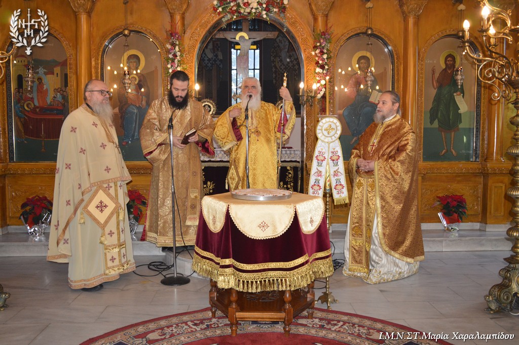 Αρχιερατική Θεία Λειτουργία στον Ιερό Ναό Κοιμήσεως Θεοτόκου Πενταλόφου Θεσσαλονίκης
