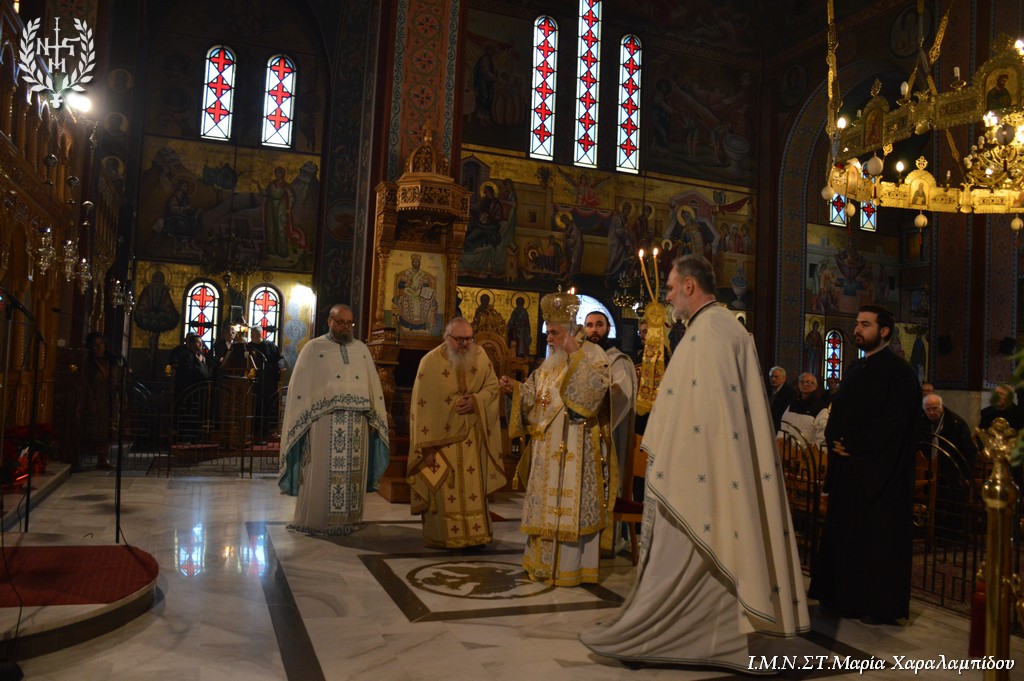 Αρχιερατική Θεία Λειτουργία στον Ιερό Ναό Μεταμορφώσεως Σωτήρος Κορδελιού