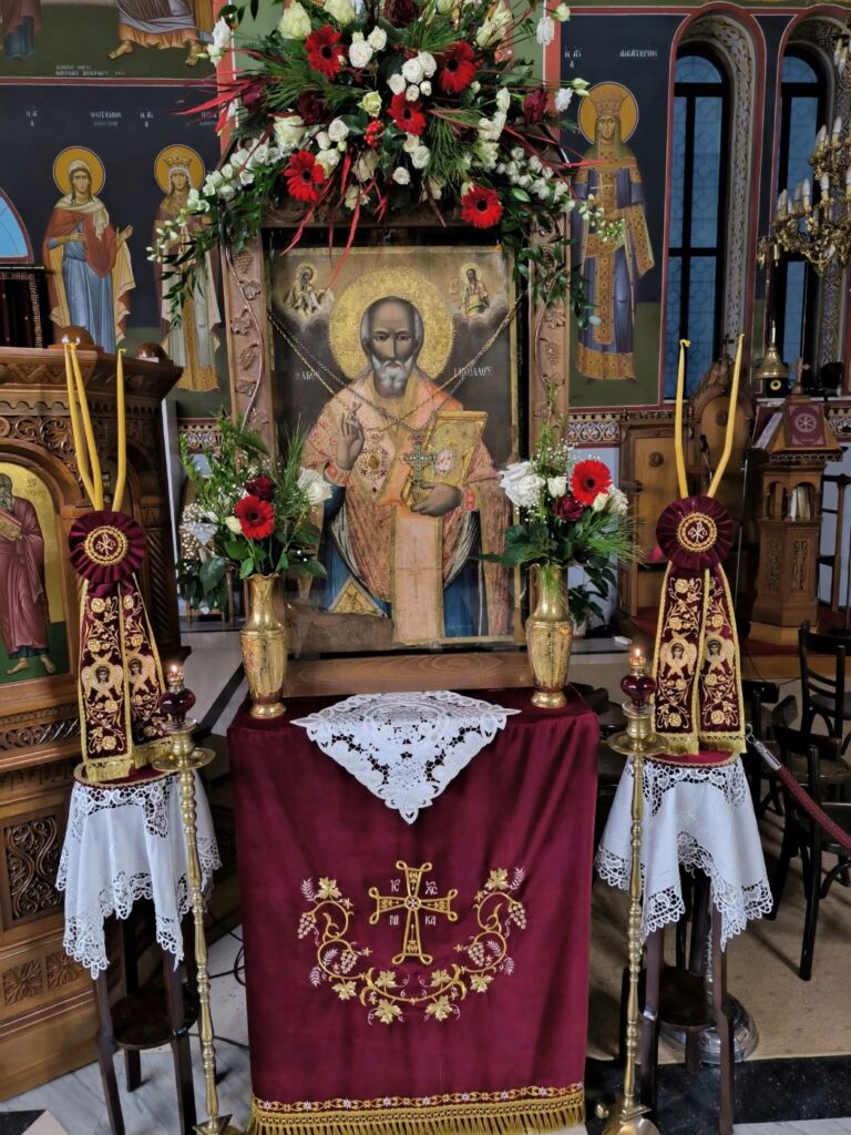 Πλήθος πιστών στην πανήγυρη του Ι.Ν. Αγίου Νικολάου Σπάρτης