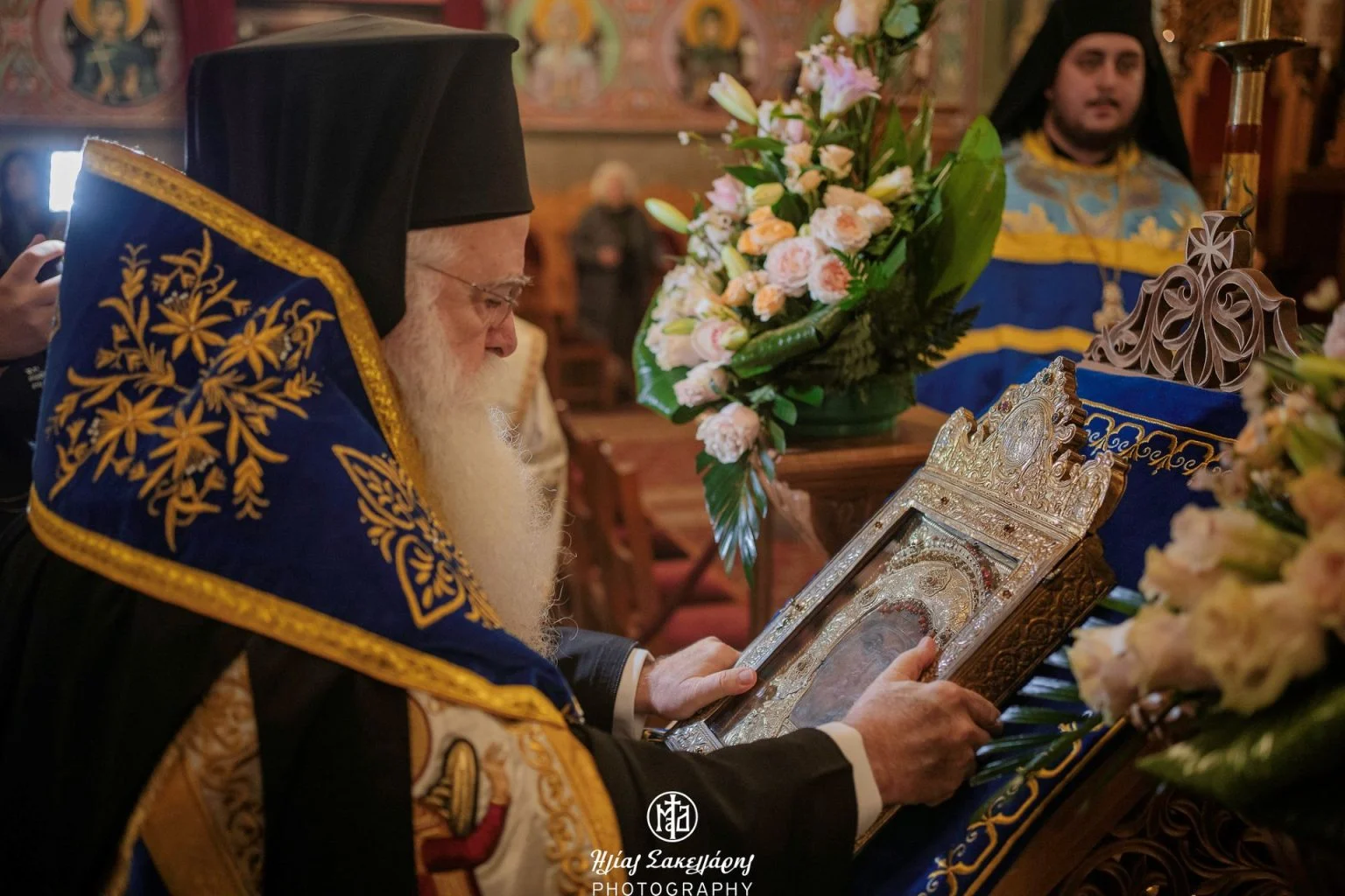 Υποδοχή της Θαυματουργής εικόνας της Παναγίας Εικονιστρίας στον Βόλο