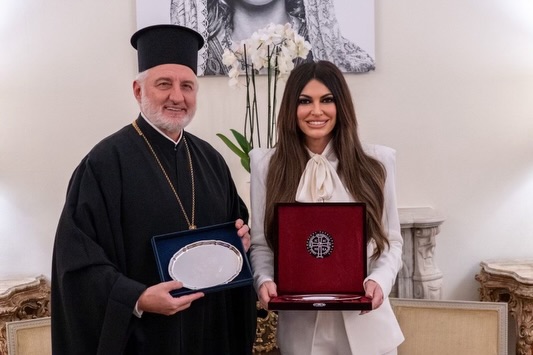 Ο Αρχιεπίσκοπος Αμερικής συνάντησε την Αμερικανίδα Πρέσβη στην Αθήνα