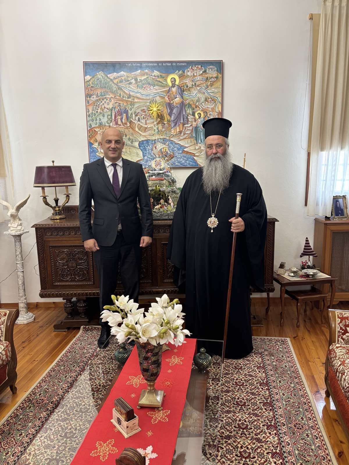 Ο Πρέσβης της Σερβίας στη Μητρόπολη Κίτρους