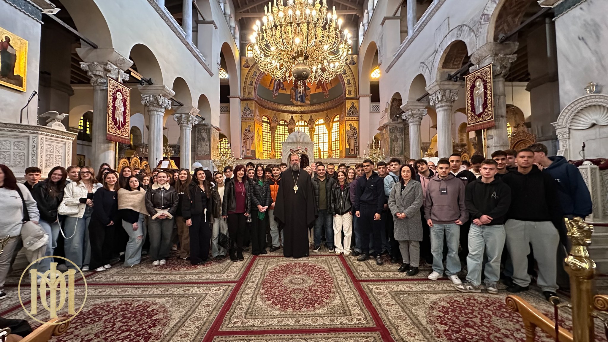 Ο Μητροπολίτης Θεσσαλονίκης υποδέχτηκε μαθητές από την ιδιαίτερη πατρίδα του, την Χαλκίδα