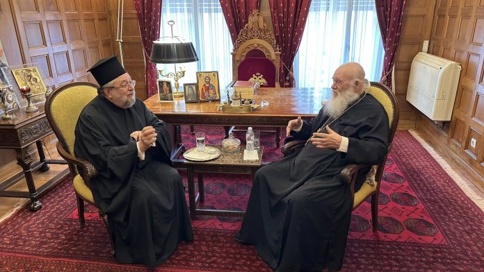 Ο Γέρων Πριγκηποννήσων Δημήτριος στον Αρχιεπίσκοπο Ιερώνυμο