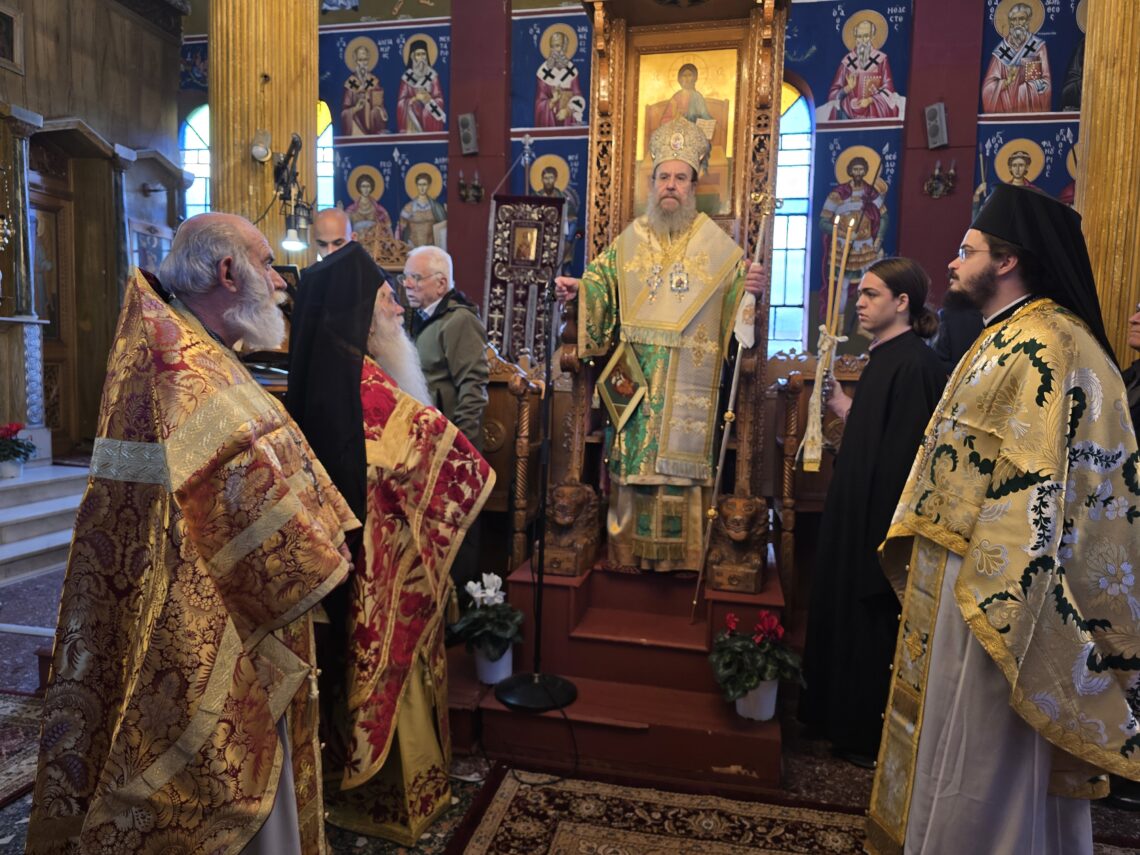 Ο Μητροπολίτης Ιερισσού στον Άγιο Νικόλαο Κρήμνης