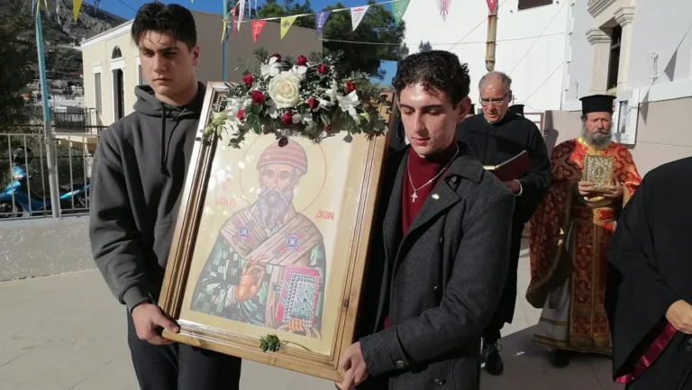 Εορτασμός Αγίου Σπυρίδωνος στην Μητρόπολη Λέρου, Καλύμνου και Αστυπαλαίας