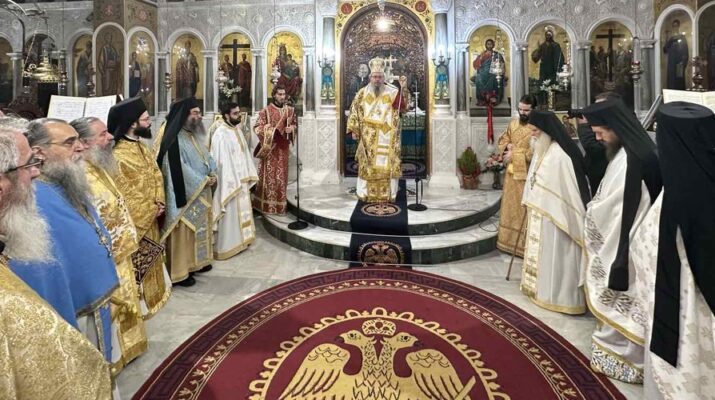 Η εορτή του Αγίου Ελευθερίου στον Ι. Ν. Αγίων Κωνσταντίνου και Ελένης Λαρίσης