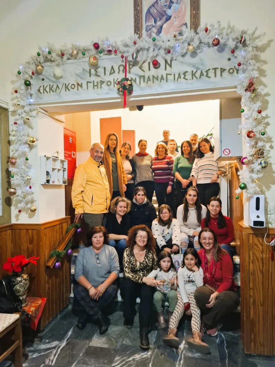 Χριστουγεννιάτικο στόλισμα Γηροκομείου Λέρου