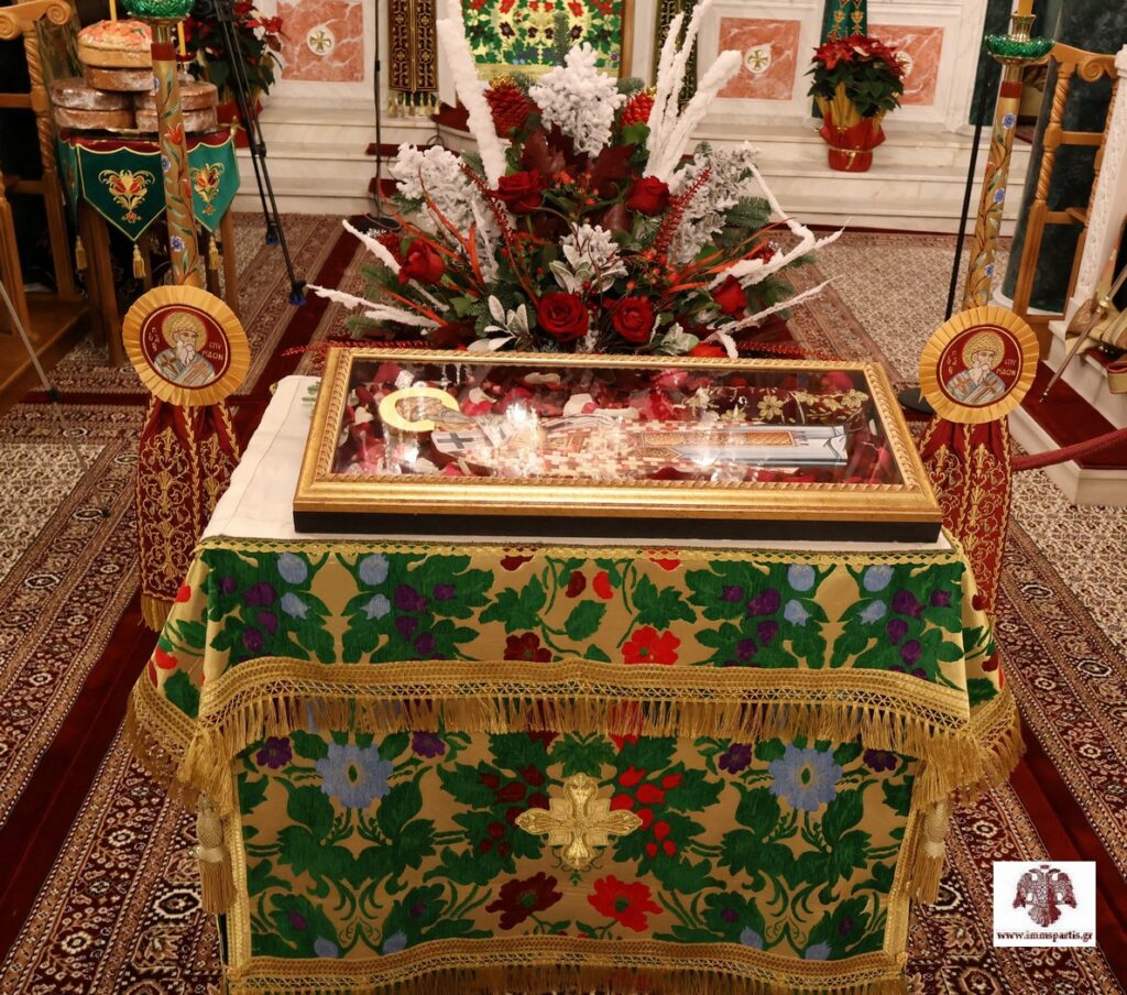 Λαμπρός ο εορτασμός στον Ι.Ν. Αγίου Σπυρίδωνος Σπάρτης