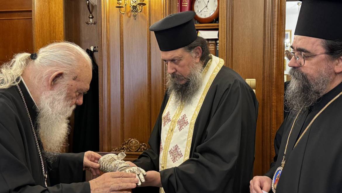 Ὁ Ἀρχιεπίσκοπος Ἱερώνυμος, προσκύνησε τὴν Ὁσία Σοφία τῆς Κλεισούρας
