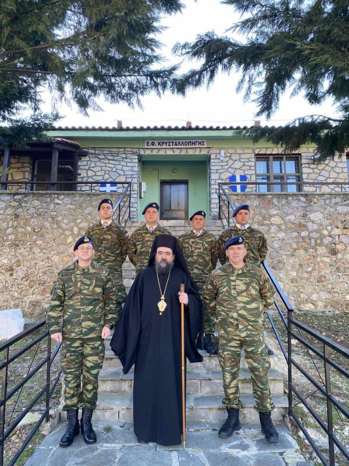 Ὁ Μητροπολίτης Καστορίας σὲ τρία Φυλάκια τῆς συνοριακῆς γραμμῆς Ἑλλάδος–Αλβανίας