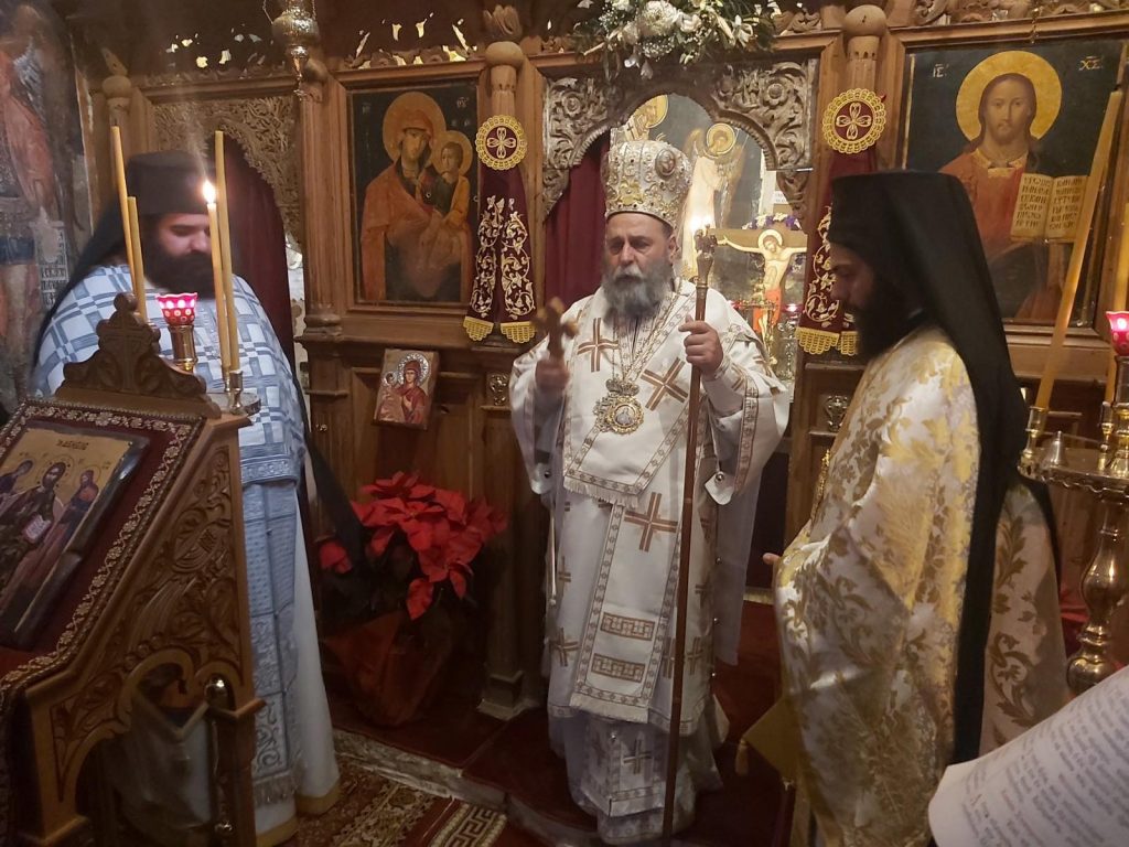 Αρχιερατική Θεία Λειτουργία στην Ιερά Μονή Αγίου Νικολάου των Φιλανθρωπηνών