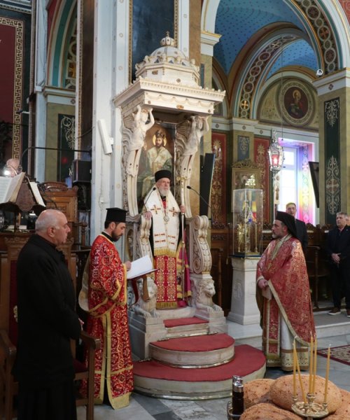 Τιμήθηκε στην Ερμούπολη η μνήμη των Προστατών του Πυροσβεστικού Σώματος