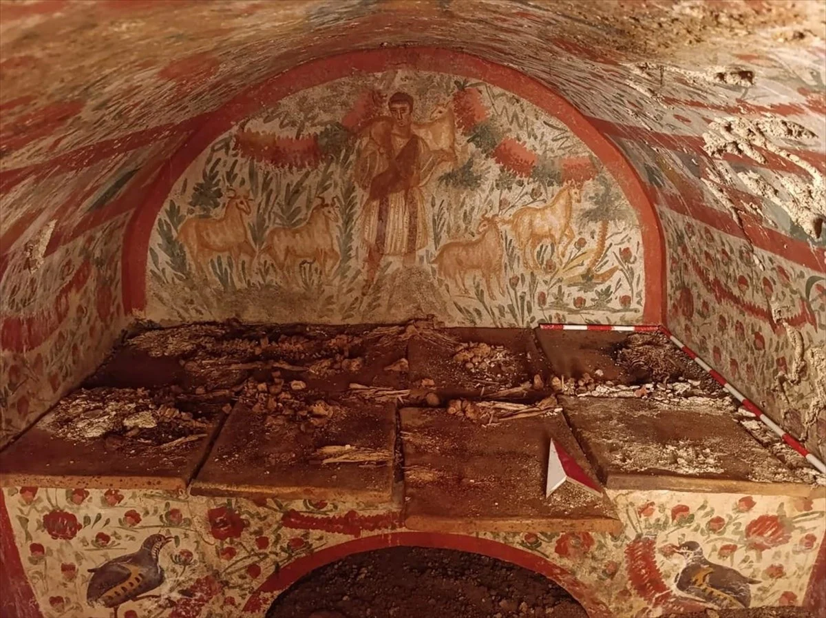Σπάνια τοιχογραφία του Χριστού ως «Καλού Ποιμένα» ανακαλύφθηκε στη Νίκαια της Βιθυνίας