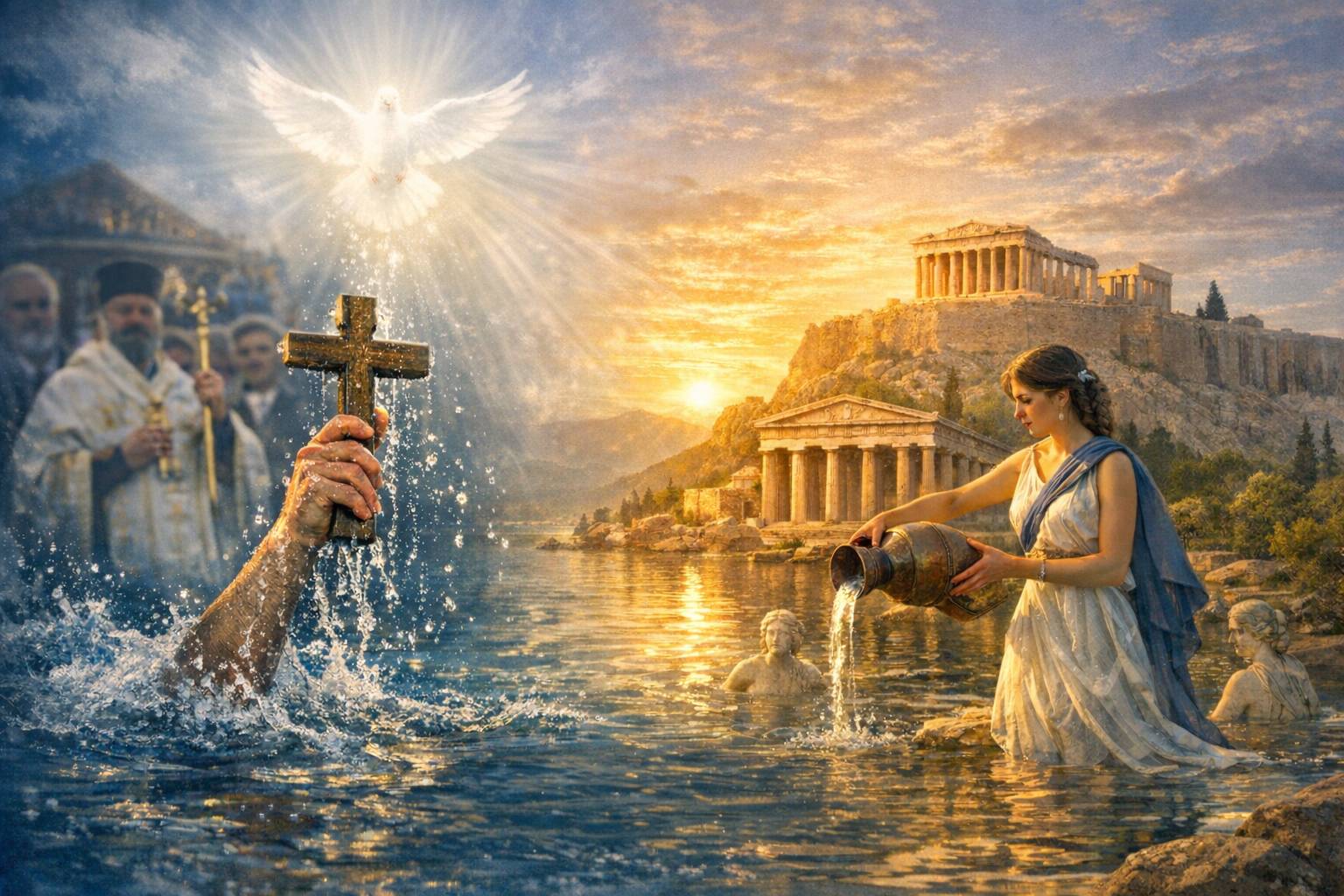 Φως και Νερό στα Θεοφάνεια και στην Αρχαία Ελλάδα -Του Σεβ. Μητροπολίτου Σουηδίας κ. Κλεόπα